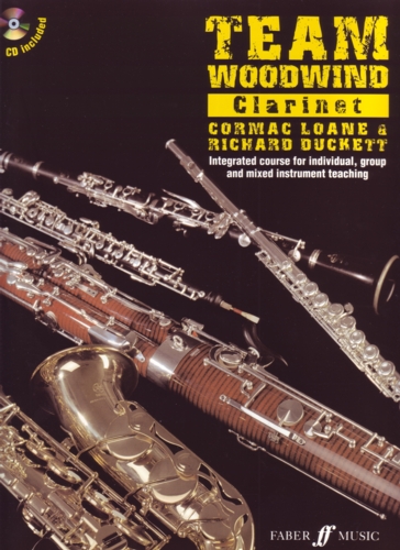 Team Woodwind Clarinet Book & Cd Sheet Music Songbook