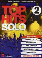 Top Hits Solo 2 Clarinet Sheet Music Songbook