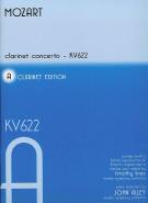 Mozart Concerto K622 A Lines/alley Clarinet In A Sheet Music Songbook
