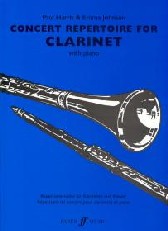 Concert Repertoire For Clarinet Harris & Johnson Sheet Music Songbook