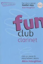 Fun Club Clarinet Grade 1-2 Teacher Book & Cd Sheet Music Songbook