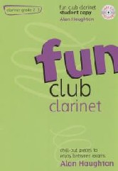 Fun Club Clarinet Grade 2-3 Student Book & Cd Sheet Music Songbook