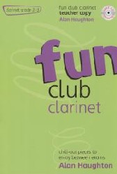 Fun Club Clarinet Grade 2-3 Teacher Book & Cd Sheet Music Songbook