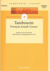 Gossec Tambourin Clarinet Cd Solo Series Sheet Music Songbook