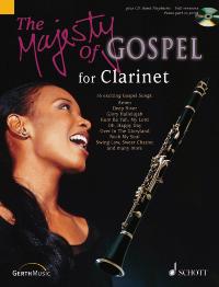Majesty Of Gospel Clarinet Book & Cd Sheet Music Songbook