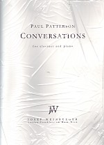 Patterson Conversations Clarinet & Piano Sheet Music Songbook
