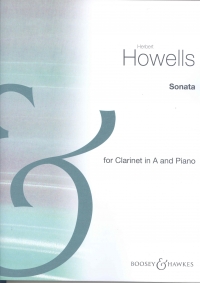 Howells Sonata For Clarinet & Piano Sheet Music Songbook