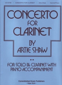 Artie Shaw Concerto Clarinet Sheet Music Songbook