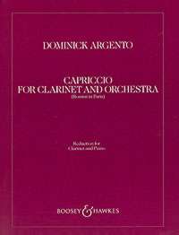 Argento Capriccio Clarinet & Piano Sheet Music Songbook