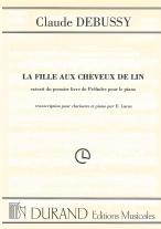 Debussy La Fille Aux Cheveux De Lin Lucas Clarinet Sheet Music Songbook
