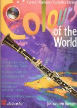 Colours Of The World Clarinet Dungen Book & Cd Sheet Music Songbook