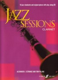 Jazz Sessions Clarinet Book & Cd Sheet Music Songbook