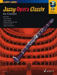 Jazzy Opera Classix Clarinet Book & Cd Sheet Music Songbook