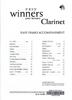 Easy Winners Lawrance Clarinet Piano Accomps Sheet Music Songbook