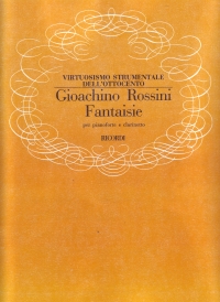 Rossini Fantaisie For Clarinet & Piano Sheet Music Songbook
