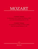 Mozart Grande Sonate Quintet K581 Bb Clarinet Sheet Music Songbook