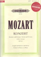 Mozart Concerto A K622 & Cd Music Partner Clarinet Sheet Music Songbook