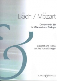 Mozart Piano Concerto K107 Eb Clarinet/pf Sheet Music Songbook