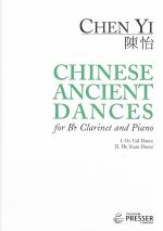 Chen Yi Chinese Ancient Dances Bb Clarinet & Piano Sheet Music Songbook