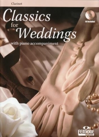 Classics For Weddings Clarinet Book & Cd Sheet Music Songbook