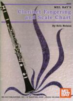 Clarinet Fingering & Scale Chart Nelson Sheet Music Songbook