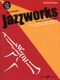 Jazzworks Clarinet Hampton Book & Cd Sheet Music Songbook