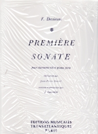 Devienne Sonata No 1 C Lancelot & Dautel Clarinet Sheet Music Songbook