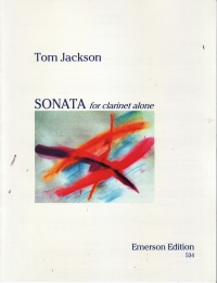 Jackson Sonata For Clarinet Alone Sheet Music Songbook