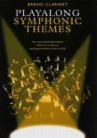 Bravo Playalong Symphonic Themes Clarinet + Cd Sheet Music Songbook