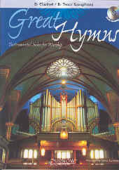 Great Hymns Arr James Curnow + Cd Clarinet Sheet Music Songbook