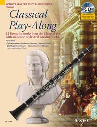 Classical Play Along Clarinet Book & Cd Sheet Music Songbook