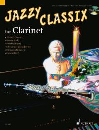 Jazzy Classix For Clarinet Book + Cd Sheet Music Songbook