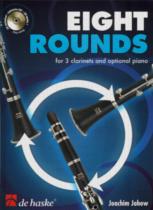 Eight Rounds Johow 3 Clarinets (opt Piano) Book/cd Sheet Music Songbook