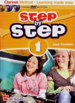 Step By Step 1 Clarinet Method Book Cds & Dvd Sheet Music Songbook