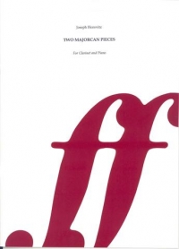 Horovitz Two Majorcan Pieces Clarinet & Piano Sheet Music Songbook