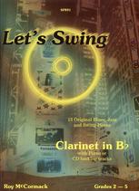 Lets Swing Clarinet Mccormack Book & Cd Sheet Music Songbook