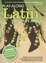 Play Along Latin With A Live Band Clarinet + Cd Sheet Music Songbook