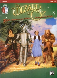 Wizard Of Oz 70th Anniversary Clarinet Book & Cd Sheet Music Songbook