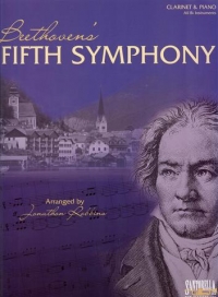 Beethoven Fifth Symphony Clarinet & Piano Sheet Music Songbook