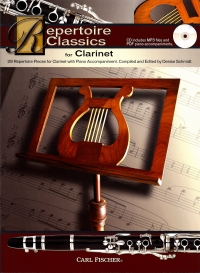 Repertoire Classics Clarinet Book & Audio Sheet Music Songbook