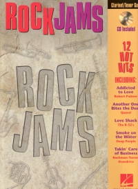 Rock Jams Clarinet/tenor Sax Book & Cd Sheet Music Songbook