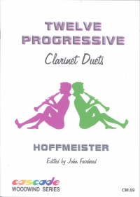 Hoffmeister 12 Progressive Clarinet Duets Fairhead Sheet Music Songbook