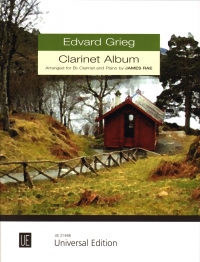 Grieg Clarinet Album Rae Sheet Music Songbook