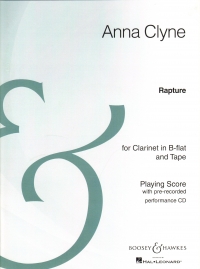 Clyne Rapture Clarinet & Tape Book & Cd Sheet Music Songbook