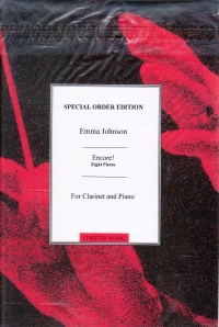Johnson Encore! Clarinet And Piano Sheet Music Songbook