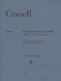 Crusell Clarinet Concerto Fmin Op5 Reduction Sheet Music Songbook