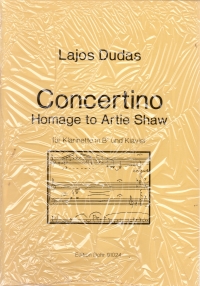 Dudas Concertino Clarinet & Piano Sheet Music Songbook