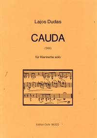 Dudas Cauda Clarinet Solo Sheet Music Songbook