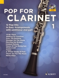 Pop For Clarinet 1 + Cd Sheet Music Songbook