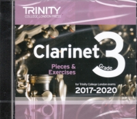 Trinity Clarinet Exams Cd 2017-2022 Grade 3 Sheet Music Songbook